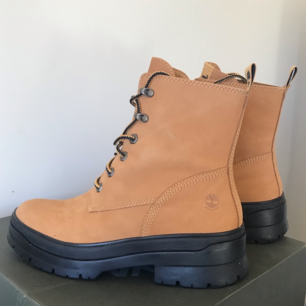 Timberland Malynn EK Mid Waterproof Lace-up Platform Ankle Boots, size 10 - Picture 5 of 16